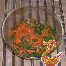 Корейский салат со спаржей