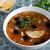 Russian soup Solyanka meat