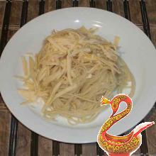 Вкусные спагетти с сыром