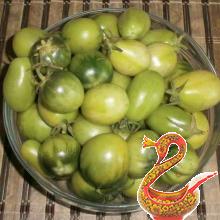 Canned green tomatoes for the winter