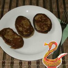 Fritters of eggplant recipe with photos