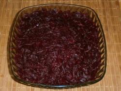 Rub beets and flatten it evenly.