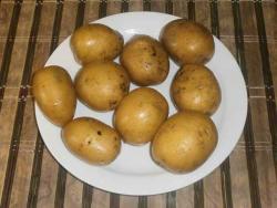 For this we need: • eight, ten small (or three large) potatoes,