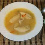  Chicken soup with cheese rolls